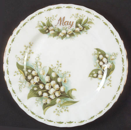 Flower of The Month (Newer, Montrose) Bread & Butter Plate