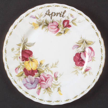 Flower of The Month (Newer, Montrose) Bread & Butter Plate