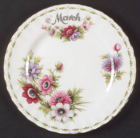 Flower of The Month (Newer, Montrose) Bread & Butter Plate