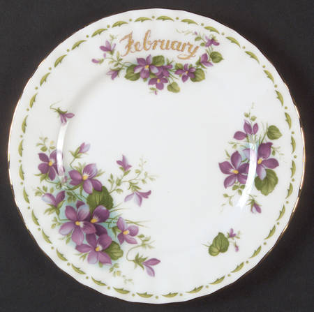 Flower of The Month (Newer, Montrose) Bread & Butter Plate