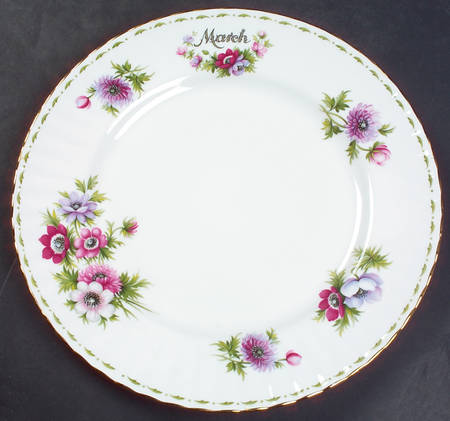 Flower of The Month (Newer, Montrose) Dinner Plate