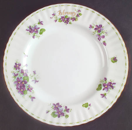 Flower of The Month (Newer, Montrose) Dinner Plate