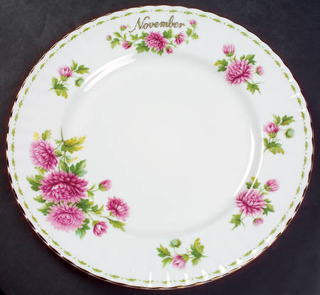 Flower of The Month (Newer, Montrose) Dinner Plate