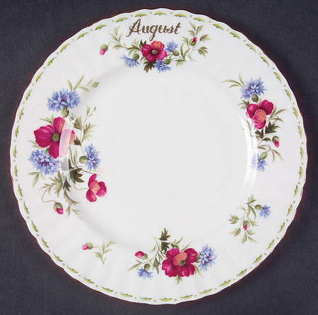 Flower of The Month (Newer, Montrose) Salad Plate