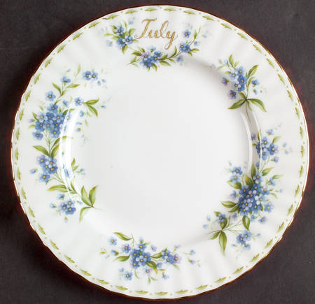 Flower of The Month (Newer, Montrose) Salad Plate