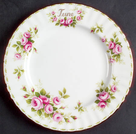 Flower of The Month (Newer, Montrose) Salad Plate