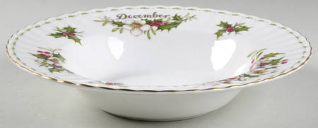 Flower of The Month (Newer, Montrose) Large Rim Soup Bowl
