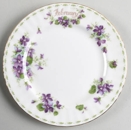 Flower of The Month (Newer, Montrose) Salad Plate