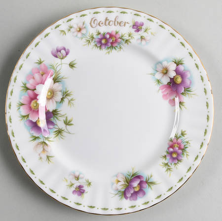 Flower of The Month (Newer, Montrose) Salad Plate
