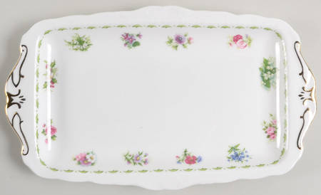 Flower of The Month (Newer, Montrose) Large Sandwich Tray