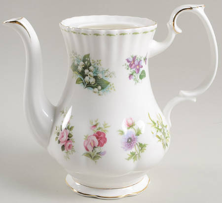 Flower of The Month (Newer, Montrose) Coffee Pot No Lid
