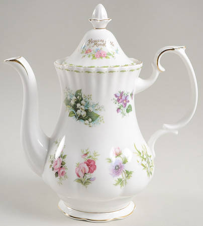 Flower of The Month (Newer, Montrose) Coffee Pot & Lid