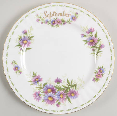 Flower of The Month (Newer, Montrose) Salad Plate