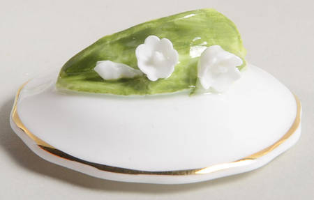 Flower of The Month (Newer, Montrose) Lid for 1" Round Box