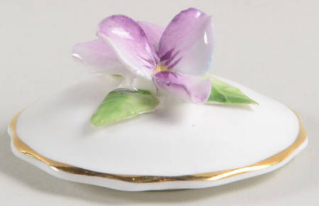 Flower of The Month (Newer, Montrose) Lid for 1" Round Box