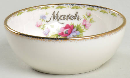 Flower of The Month (Newer, Montrose) Mini Open Sugar Bowl