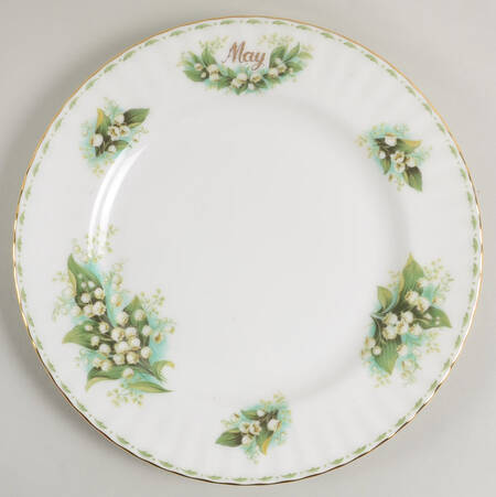 Flower of The Month (Newer, Montrose) Dinner Plate