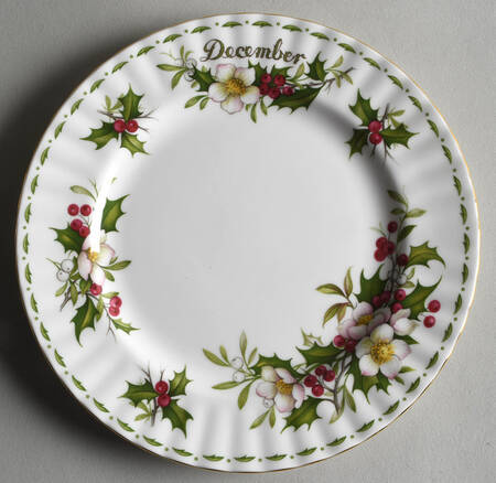 Flower of The Month (Newer, Montrose) Salad Plate