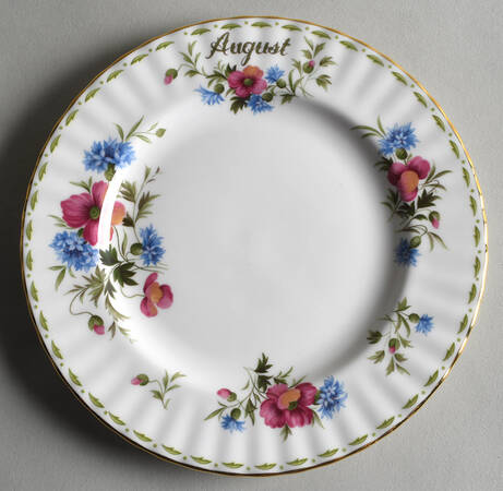 Flower of The Month (Newer, Montrose) Salad Plate