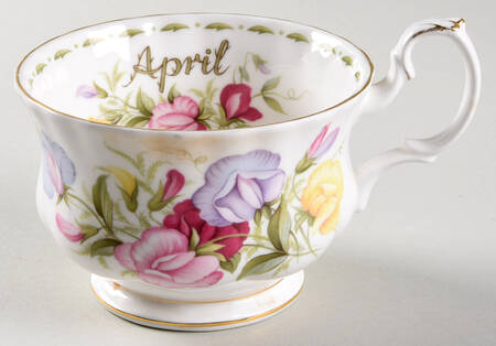 Flower of The Month (Newer, Montrose) Saucer for Breakfast Cup