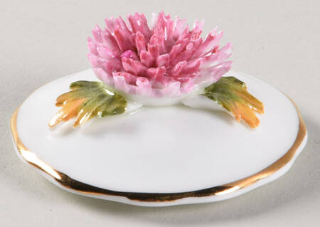 Flower of The Month (Newer, Montrose) Lid for 1" Round Box