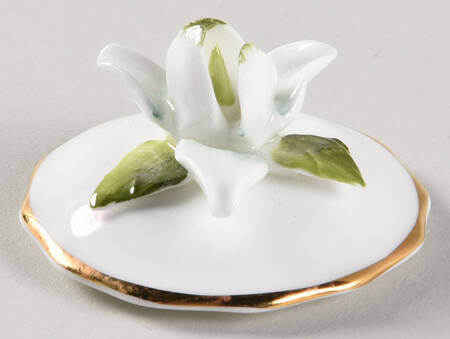Flower of The Month (Newer, Montrose) Lid for 1" Round Box