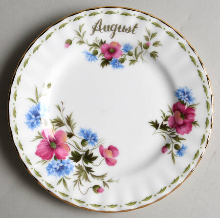 Flower of The Month (Newer, Montrose) Bread & Butter Plate