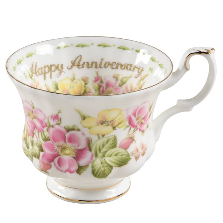 Flower of The Month (Newer, Montrose) Footed Cup