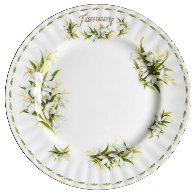 Flower of The Month (Newer, Montrose) Salad Plate