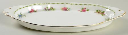 Flower of The Month (Newer, Montrose) Tray for Creamer & Sugar with Lid