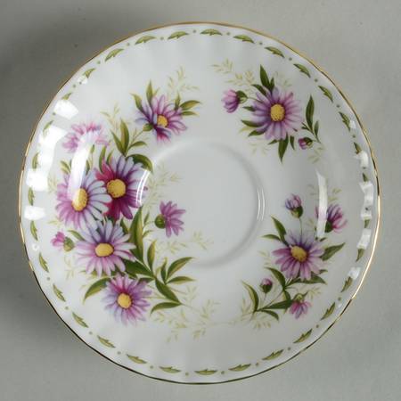Flower of The Month (Newer, Montrose) Saucer for Footed Cup