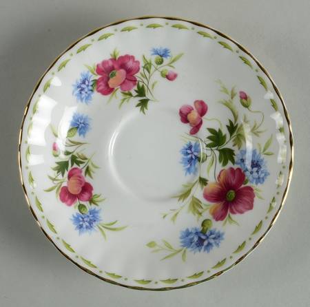 Flower of The Month (Newer, Montrose) Saucer for Footed Cup