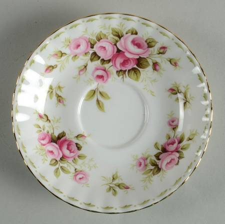 Flower of The Month (Newer, Montrose) Saucer for Footed Cup