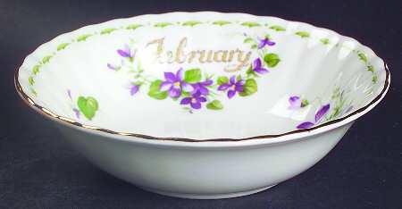 Flower of The Month (Newer, Montrose) Fruit/Dessert (Sauce) Bowl