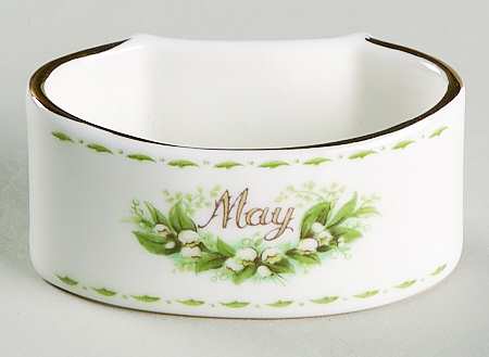 Flower of The Month (Newer, Montrose) Napkin Ring