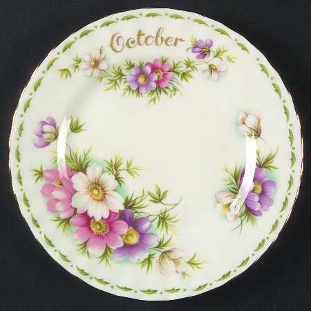 Flower of The Month (Newer, Montrose) Bread & Butter Plate