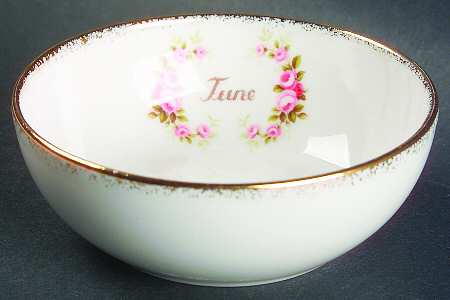Flower of The Month (Newer, Montrose) Mini Open Sugar Bowl