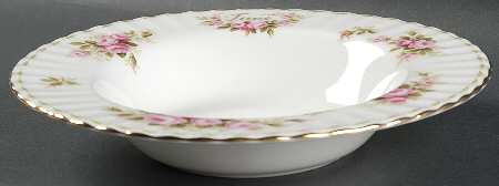 Flower of The Month (Newer, Montrose) Large Rim Soup Bowl
