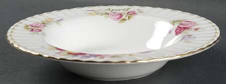 Flower of The Month (Newer, Montrose) Large Rim Soup Bowl