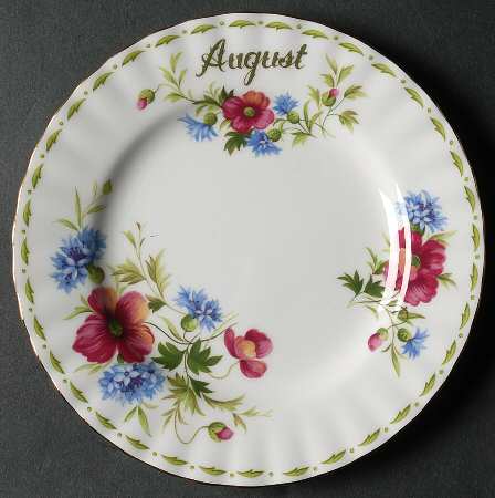 Flower of The Month (Newer, Montrose) Bread & Butter Plate