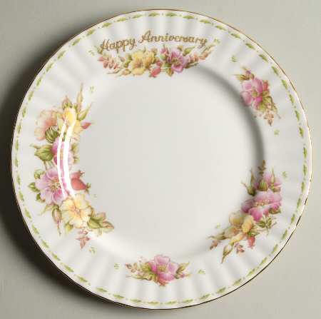 Flower of The Month (Newer, Montrose) Salad Plate
