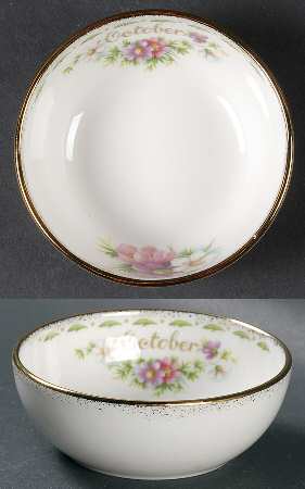Flower of The Month (Newer, Montrose) Mini Open Sugar Bowl