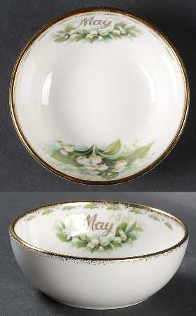Flower of The Month (Newer, Montrose) Mini Open Sugar Bowl