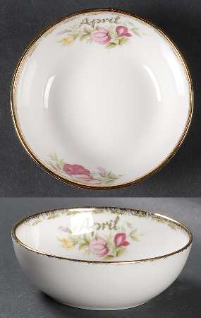 Flower of The Month (Newer, Montrose) Mini Open Sugar Bowl