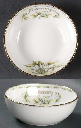 Flower of The Month (Newer, Montrose) Mini Open Sugar Bowl