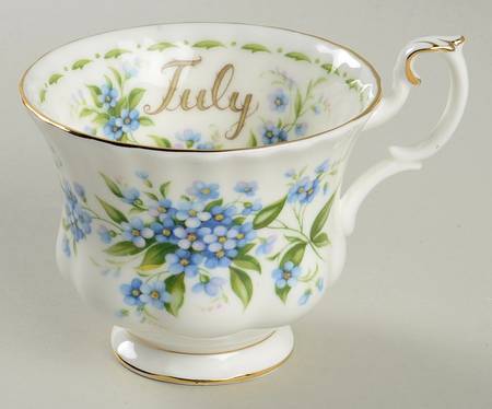 Flower of The Month (Newer, Montrose) Footed Cup