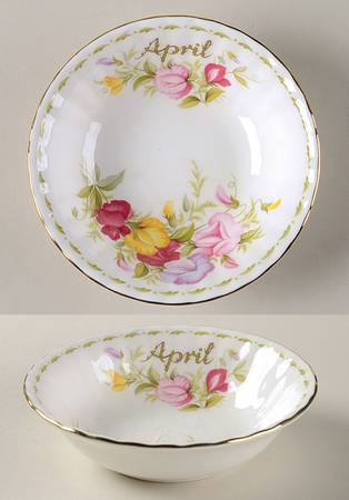 Flower of The Month (Newer, Montrose) Fruit/Dessert (Sauce) Bowl