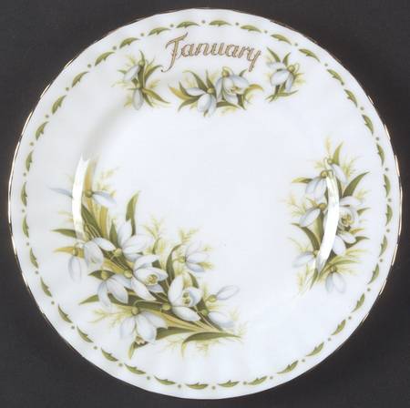 Flower of The Month (Newer, Montrose) Bread & Butter Plate