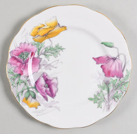 Flower of The Month (Older, Hampton) Bread & Butter Plate