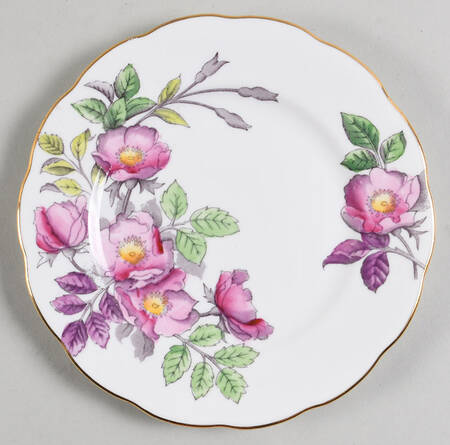 Flower of The Month (Older, Hampton) Bread & Butter Plate
